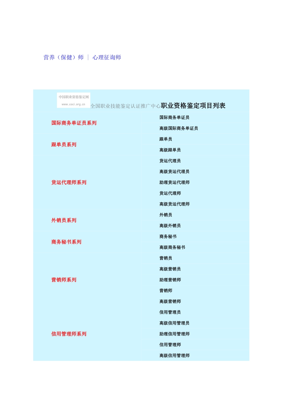 2025年职业资格证书种类大全_第3页
