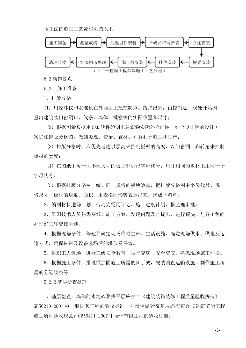 干挂陶板幕墙施工工法_第3页