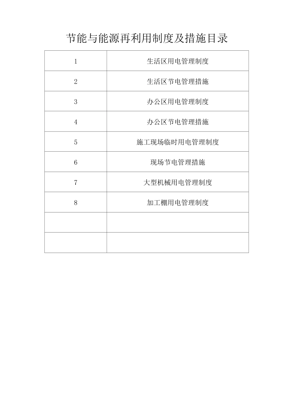 绿色施工措施与制度——节能_第1页