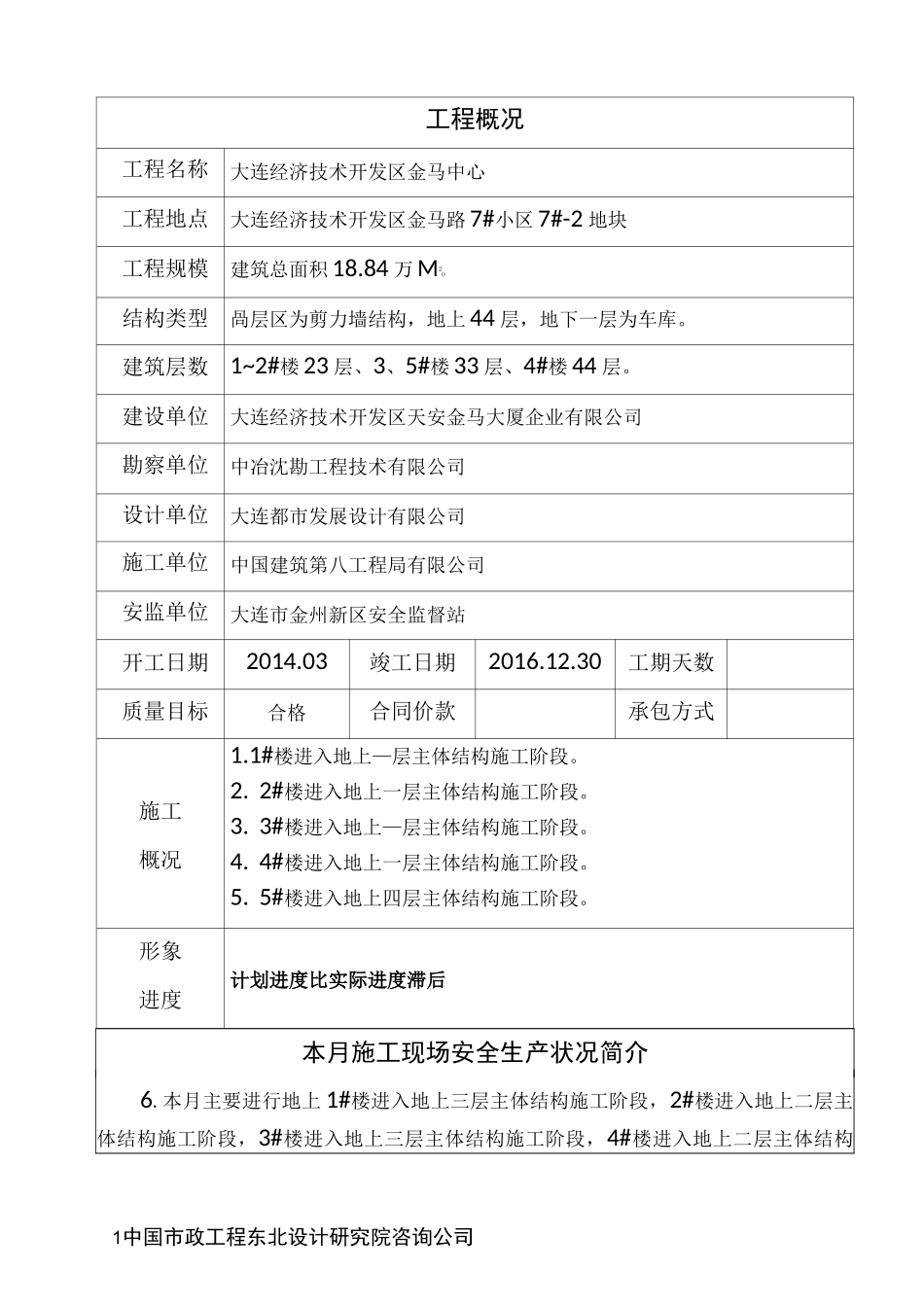 安全监理月报月_第1页