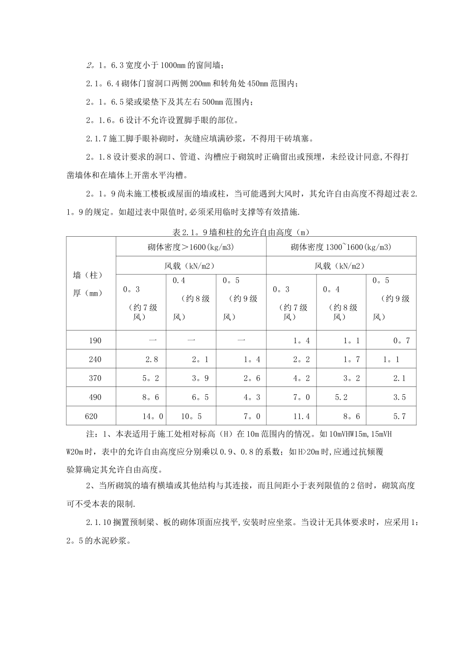 烧结普通砖砌体施工工艺标准_第2页