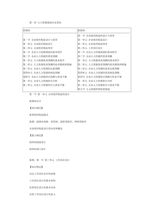 2025年新版人力资源管理师二级教材变动