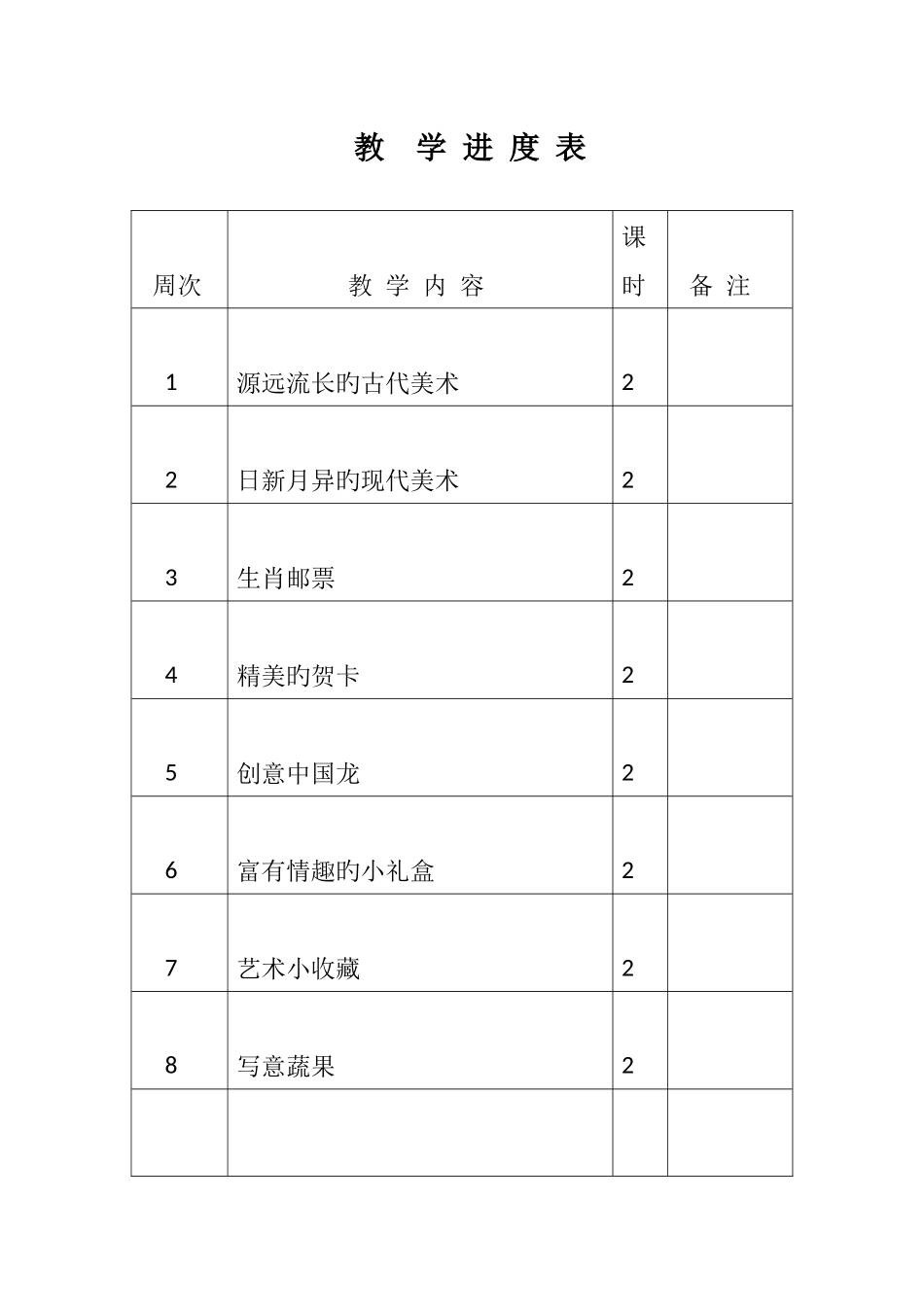 2025年岭南版美术六年级上册全册教案_第1页