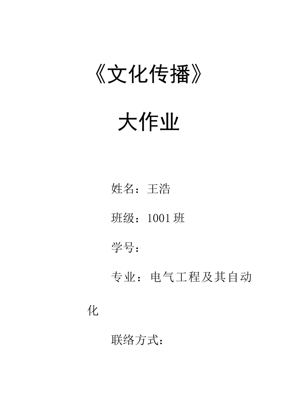 2025年文化传播大作业_第1页