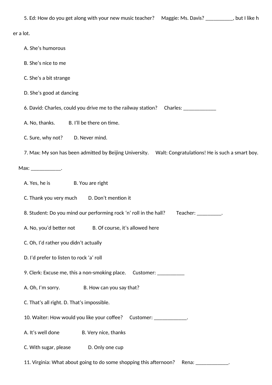 2025年广东省学位英语考试真题及答案_第2页