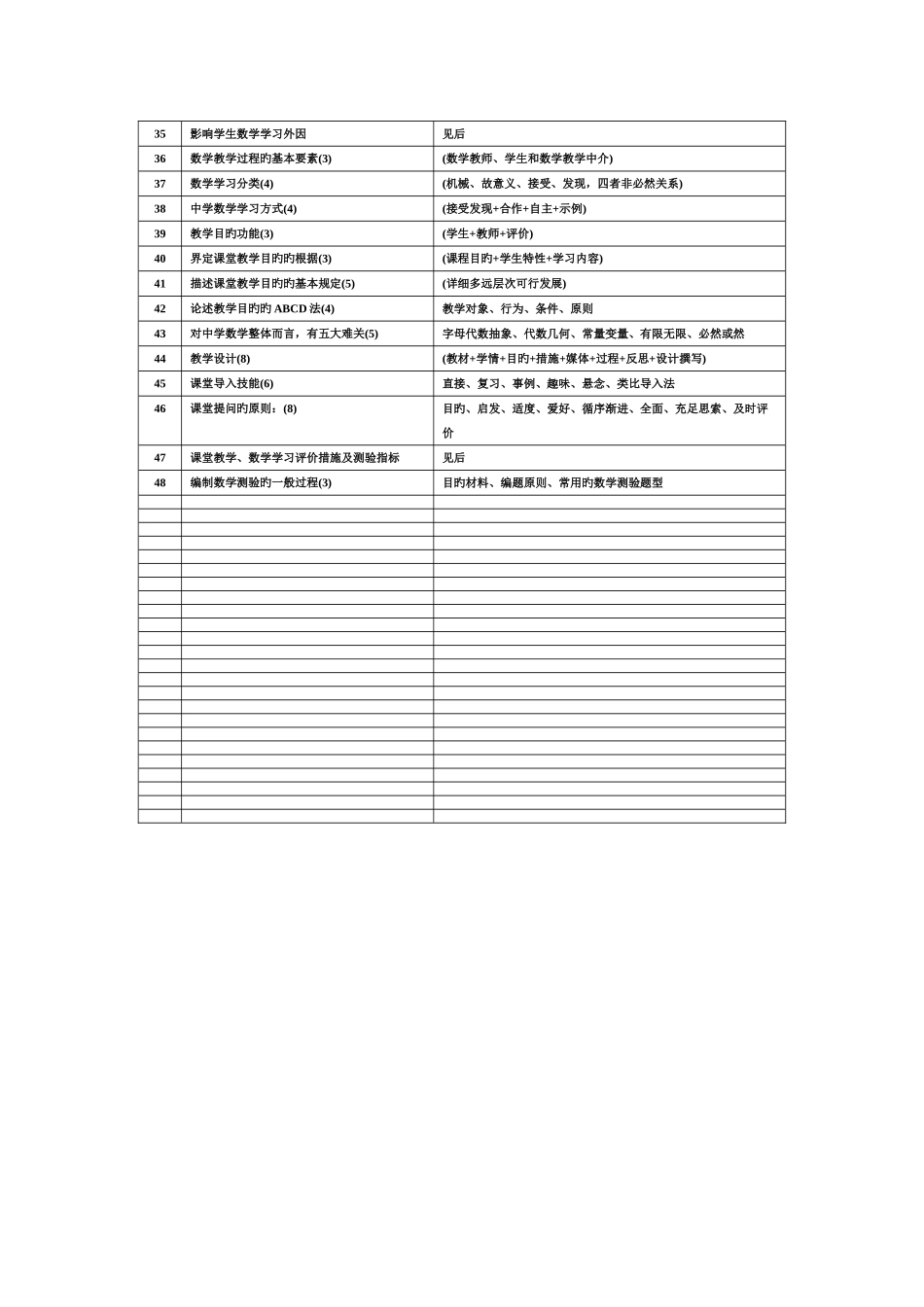 2025年教师资格证初中数学课程知识自整理口诀_第2页