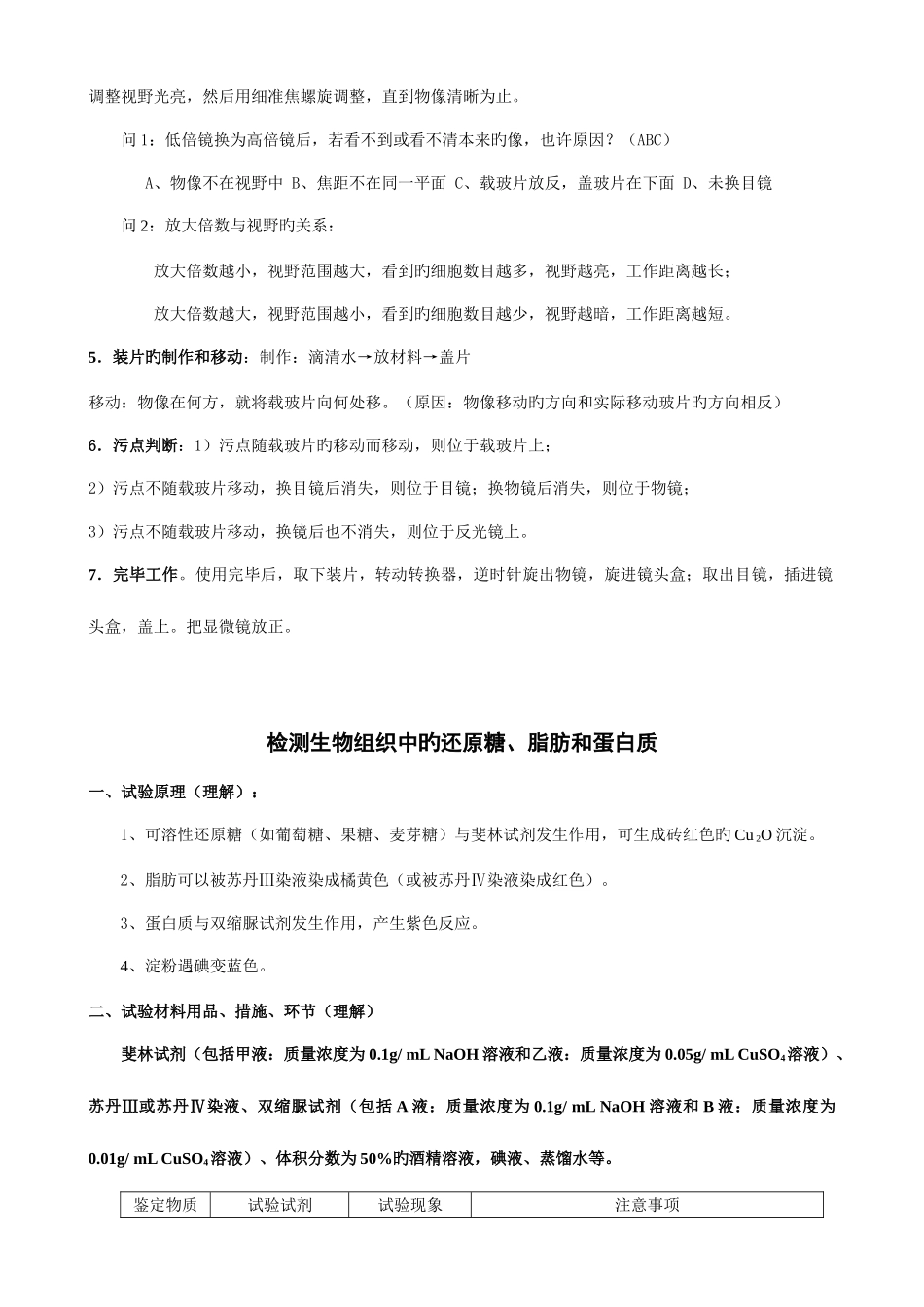 2025年生物实验专题复习适用于学业水平测试_第2页