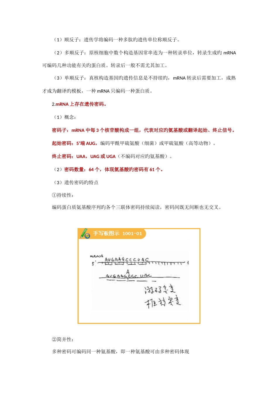 2025年执业医师最全考点解析系列生物化学部分第十节蛋白质生物合成_第2页