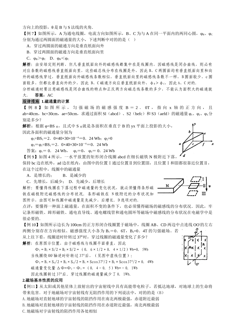 2025年高中物理磁场知识点详细总结教学教材_第3页