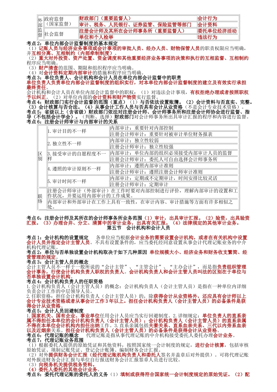 2025年会计从业资格考试财经法规必背考点_第3页
