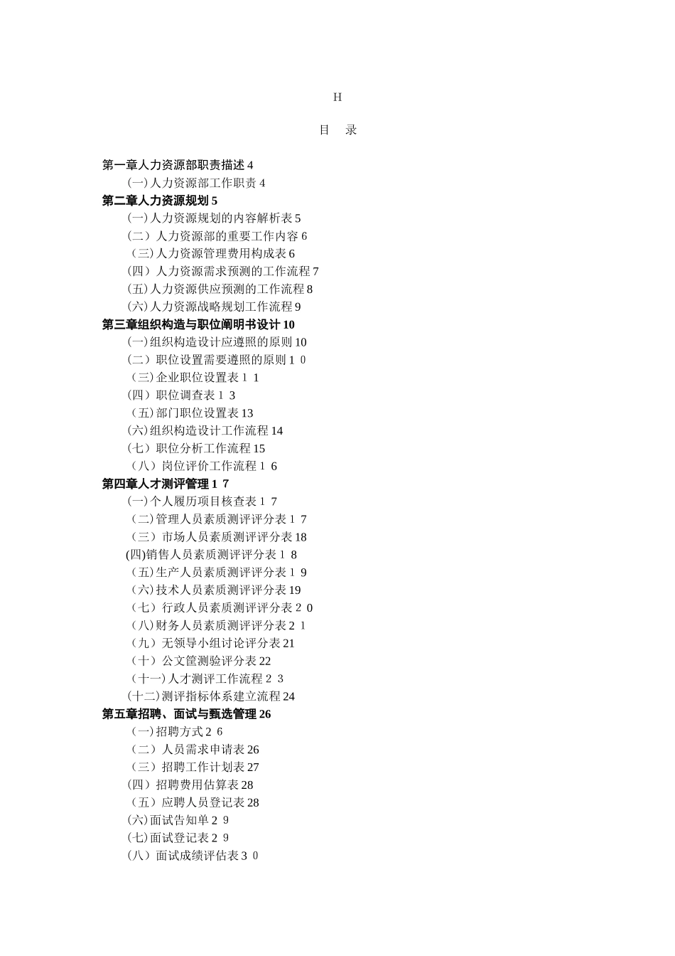 2025年HR人力资源管理手册范本_第1页