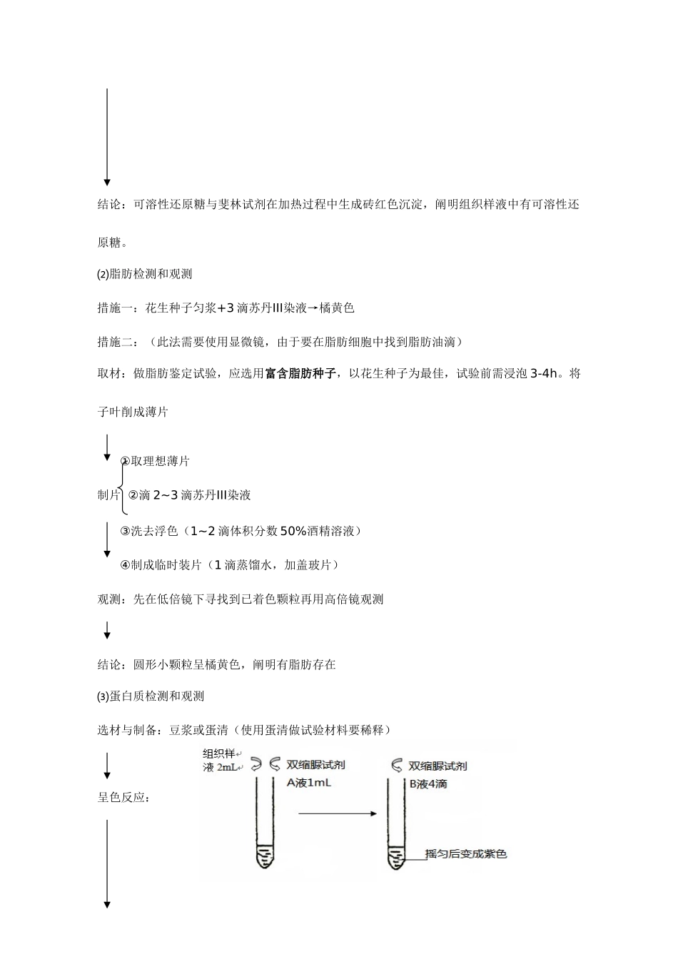 2025年江苏省普通高中学业水平测试—生物复习必修1—3实验_第2页