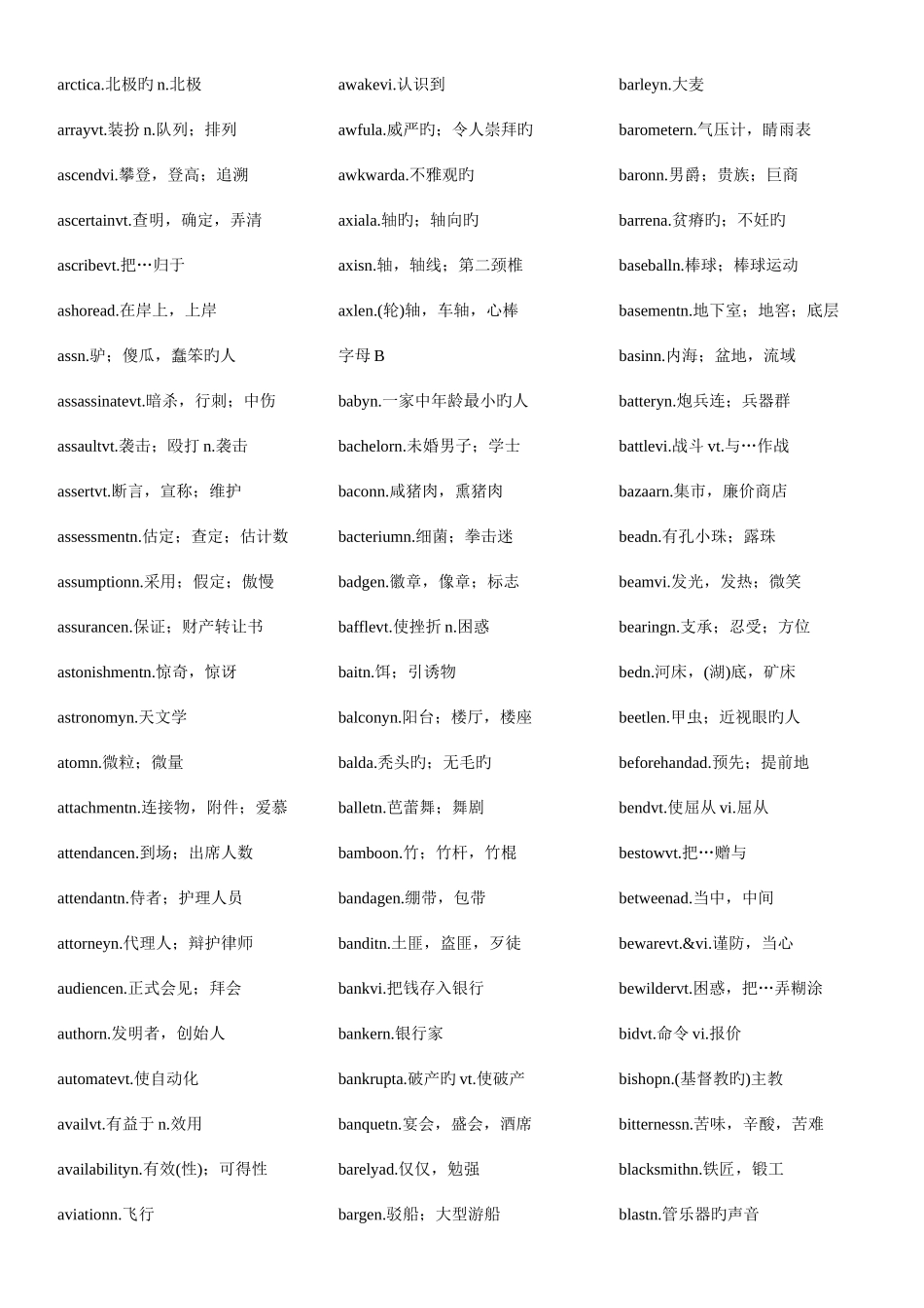 2025年英语六级词汇短语与写作_第2页