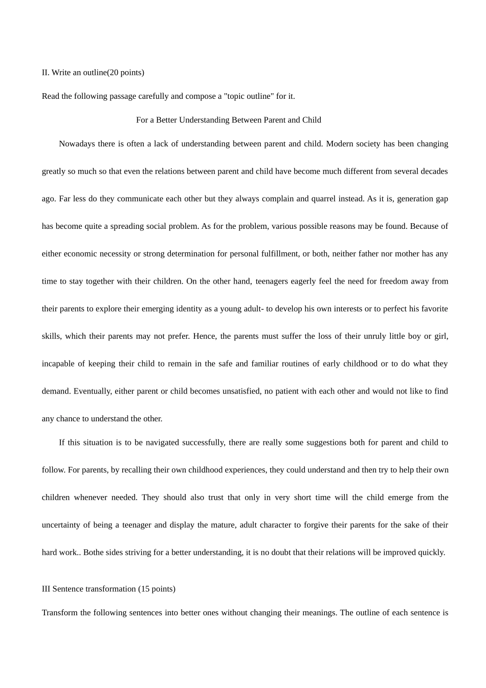 2025年自考英语专业英语写作及答案练习题_第2页