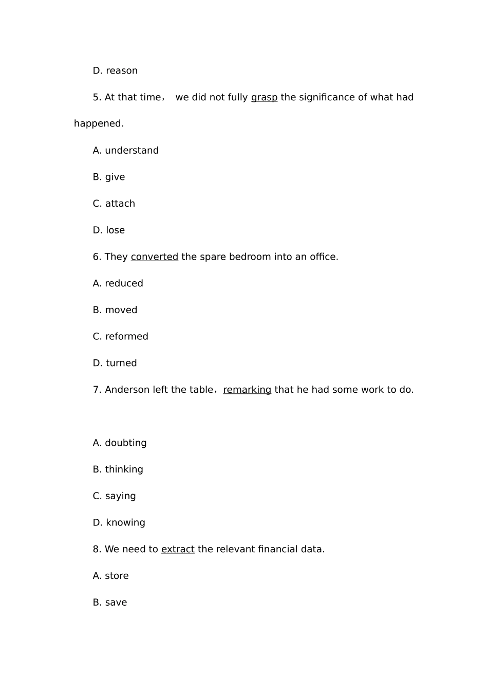 2025年职称英语等级考试真题理工类B级_第2页