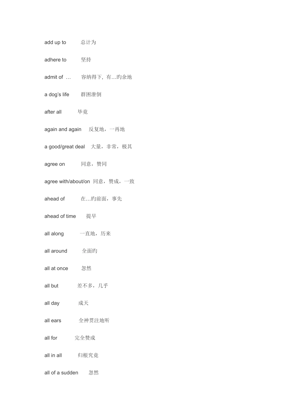 2025年成人英语学位英语三级单词手册_第3页