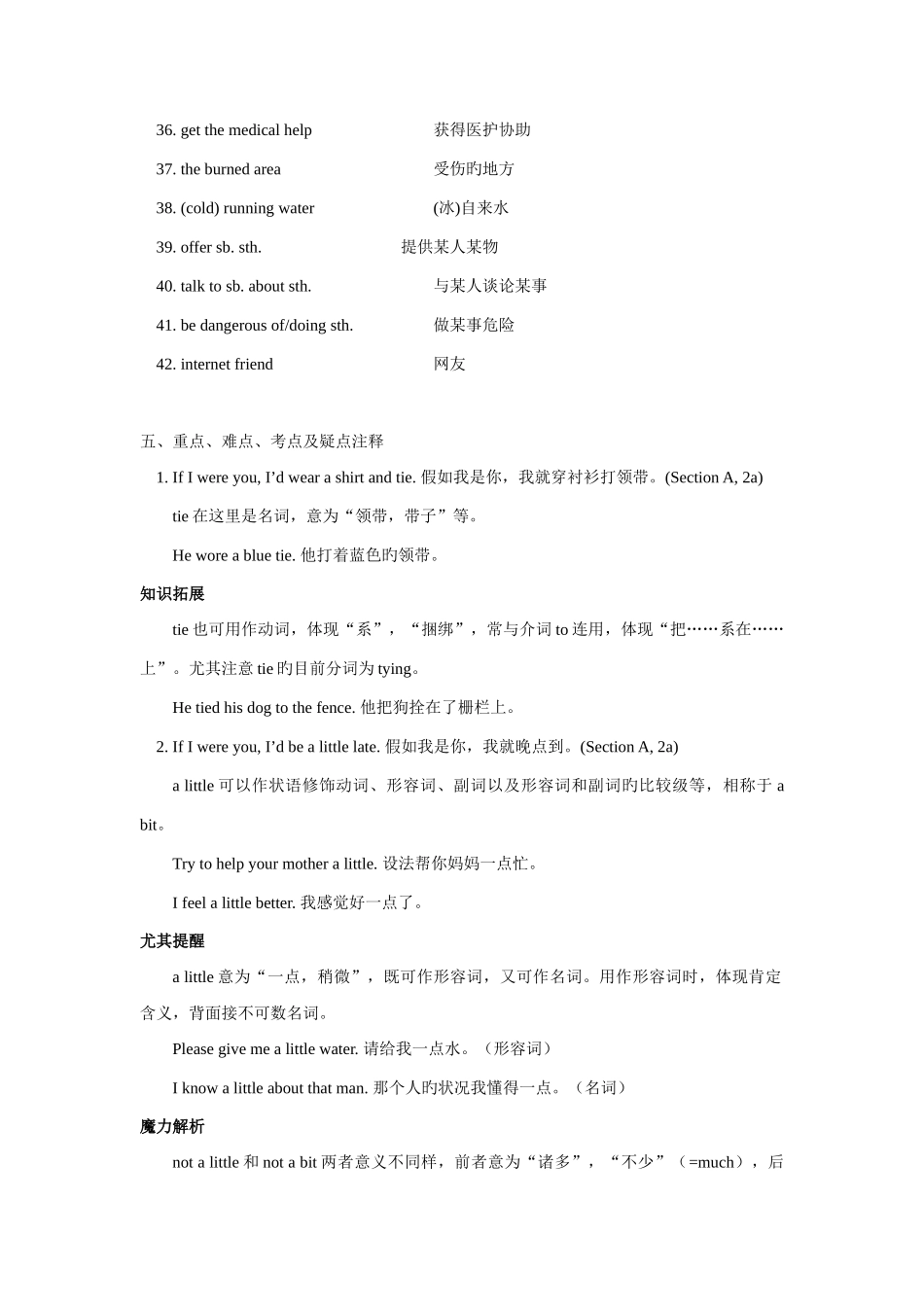 2025年英语知识点复习人教新目标九年级_第3页