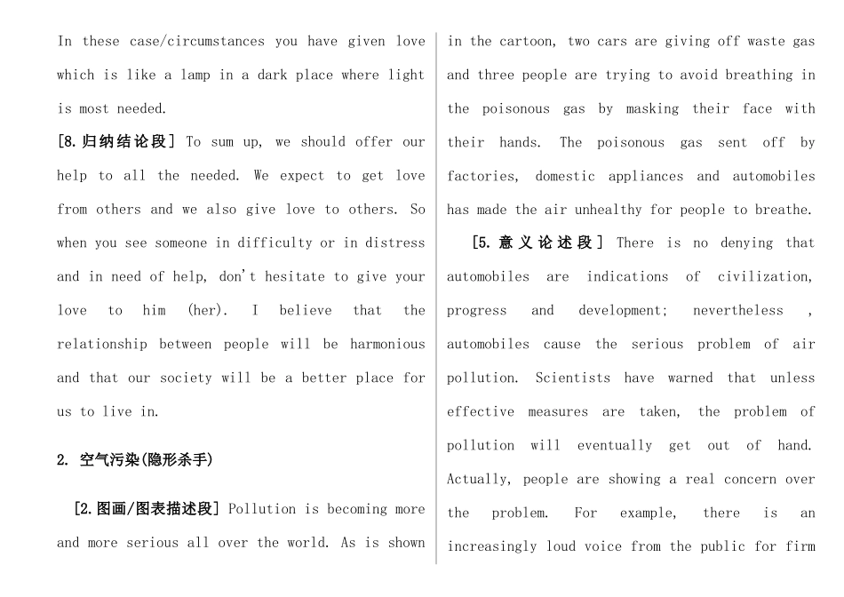 2025年考研英语必背作文模板_第2页