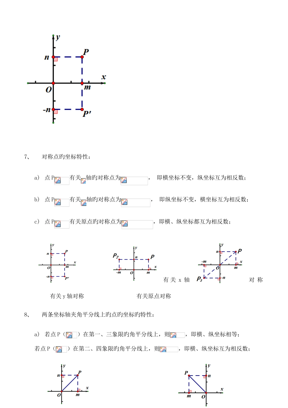 2025年第十九章平面直角坐标系知识点归纳_第2页