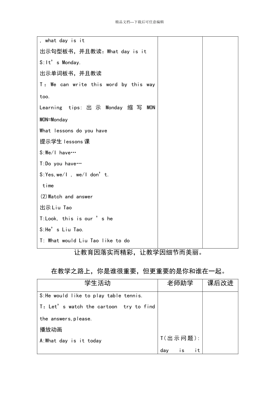 四年级英语下册4BUnit2After_第3页