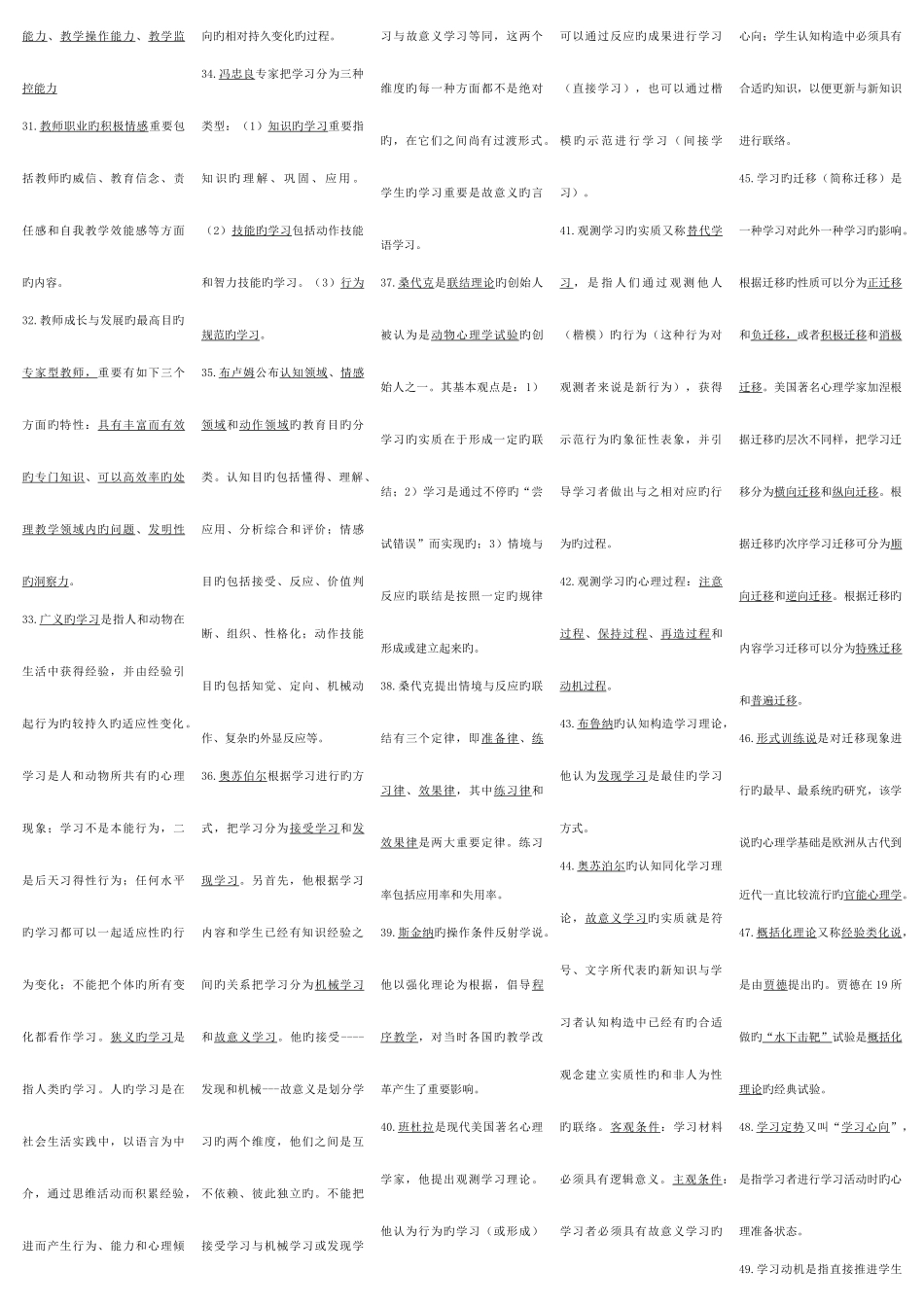 2025年山东高校教师资格证高等教育心理学_第2页