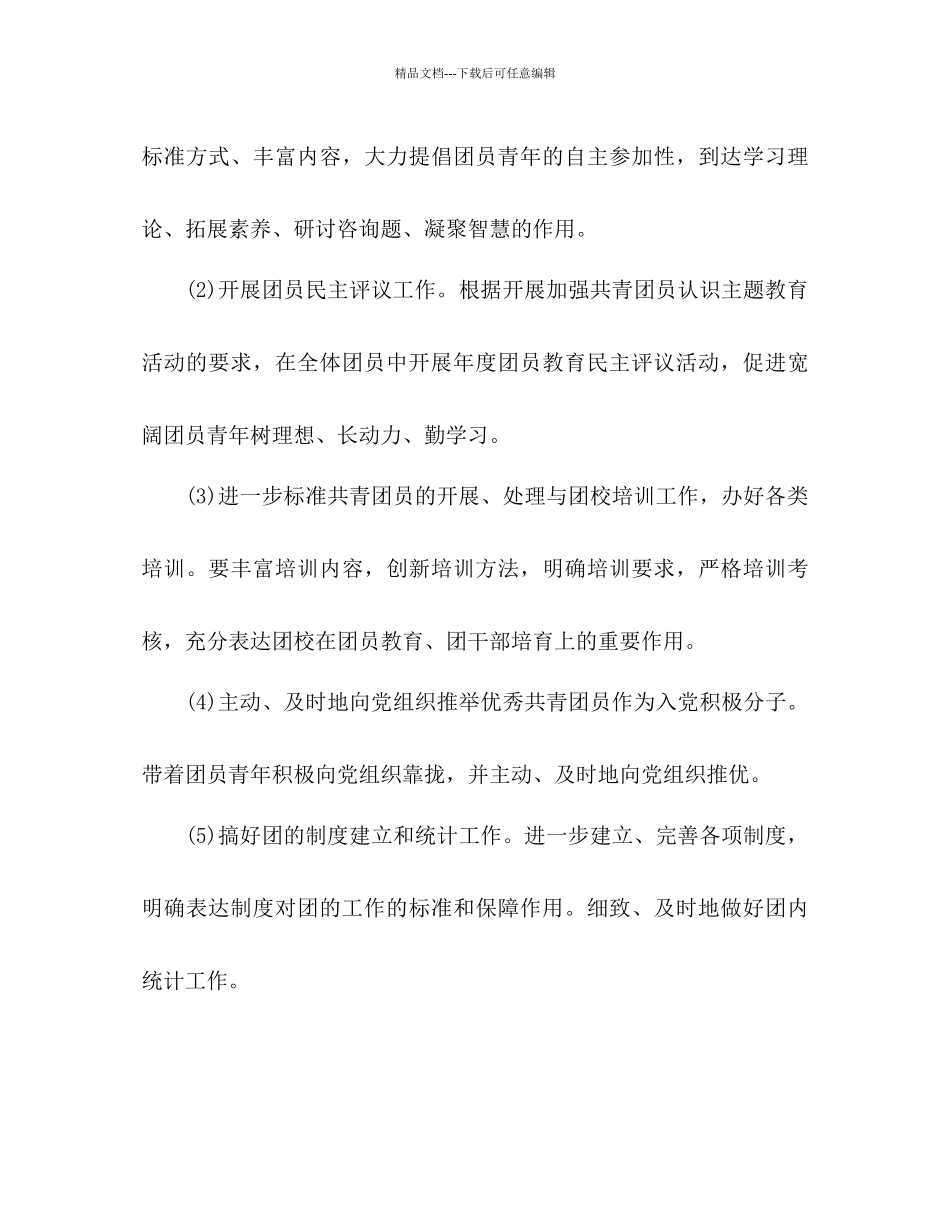 团支部工作参考计划范文格式_第3页