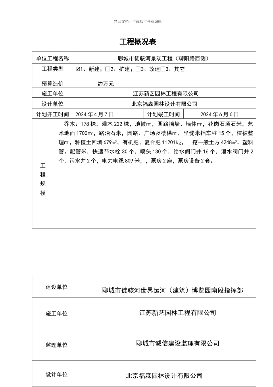 园林绿化工程竣工验收报告_第2页