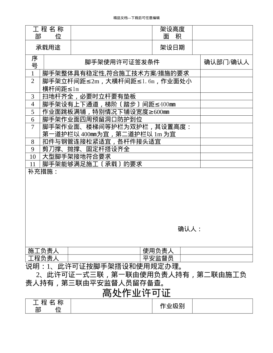国内项目的HSE规章制度表_第3页