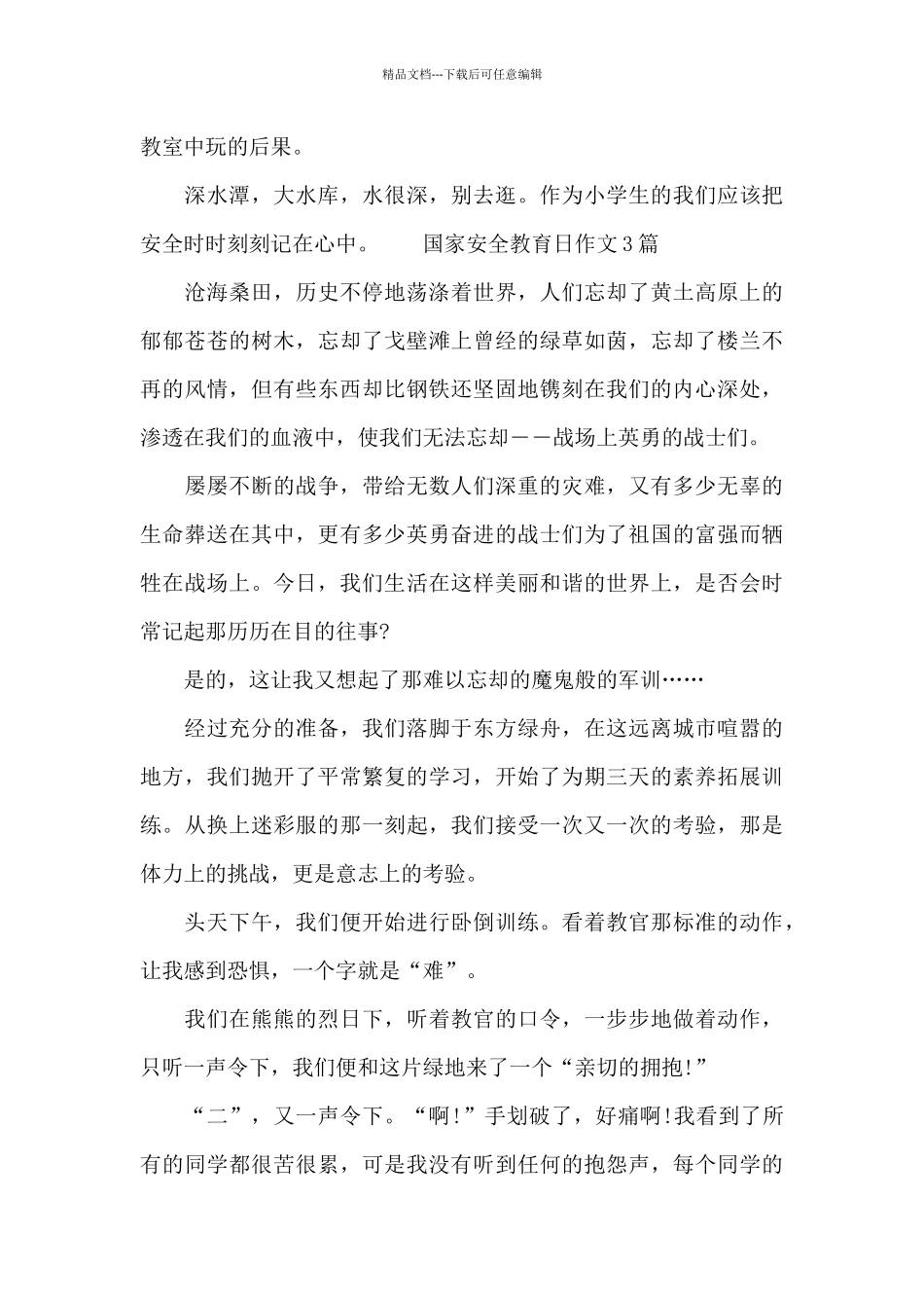 国家安全教育日作文_第3页
