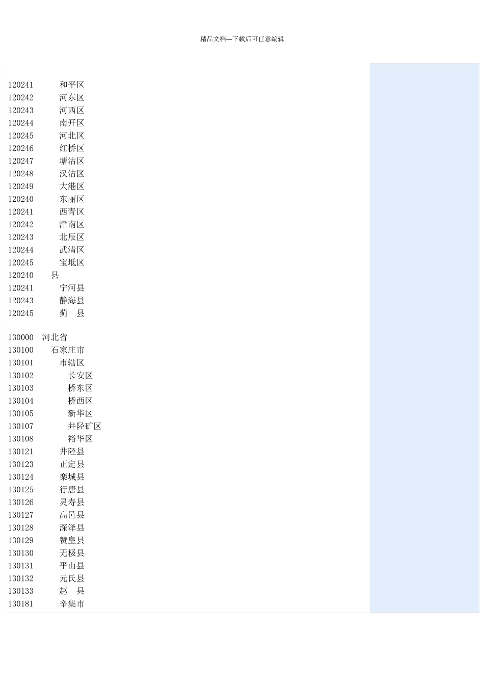 国家行政区域代码表_第2页