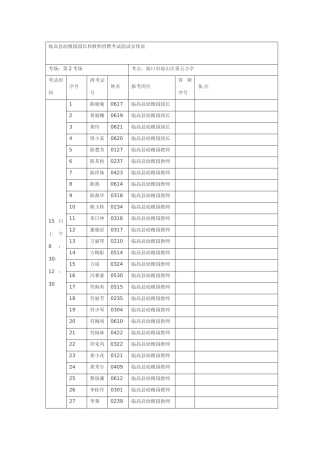 2025年幼儿园园长和教师招聘考试面试安排表