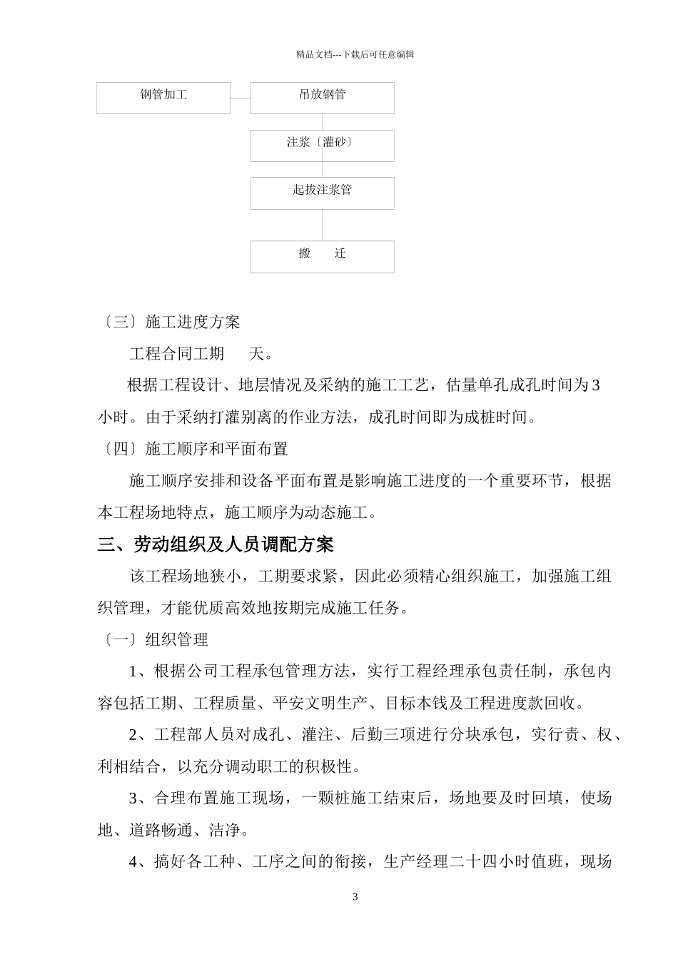 国贸大厦微型桩工程施工组织设计_第3页