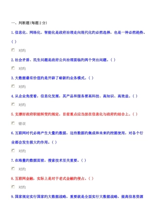 2025年继续教育公需科目答案