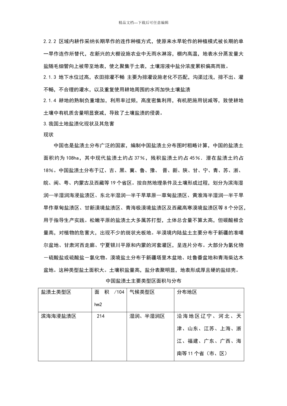 土壤盐渍化状况与防治措施_第2页