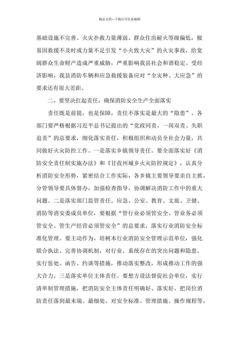 在2024年县应急委员会第一次会议上的讲话_第2页