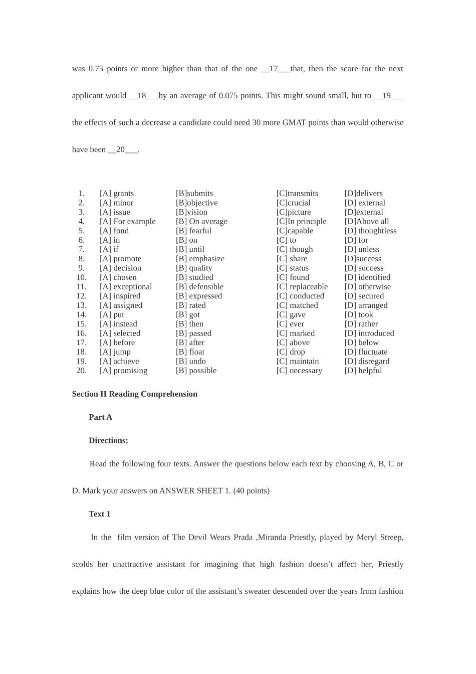 2025年考研英语一真题及详细解答_第2页