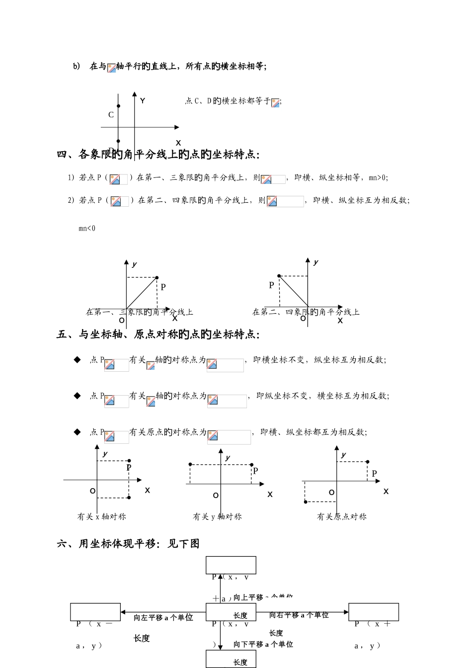 2025年平面直角坐标系知识点总结_第2页