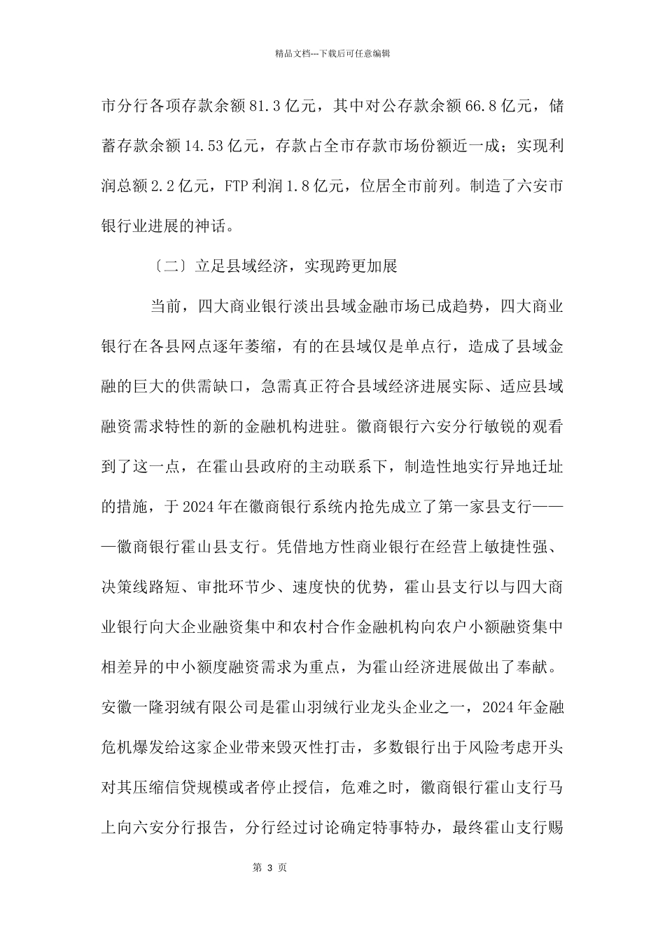 地方性银行发展的问题与建议_第3页