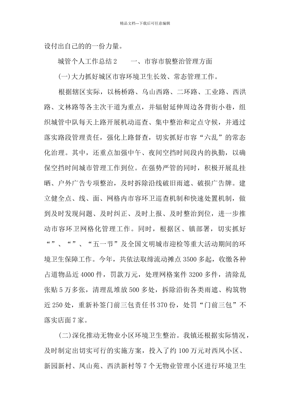 城管个人工作总结范文_第2页