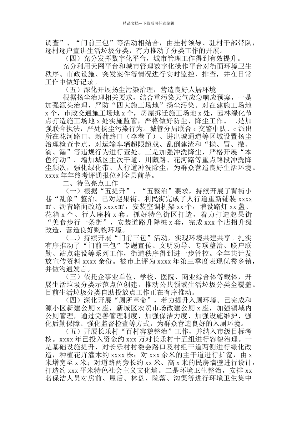 城管分局2024年度工作总结_第2页