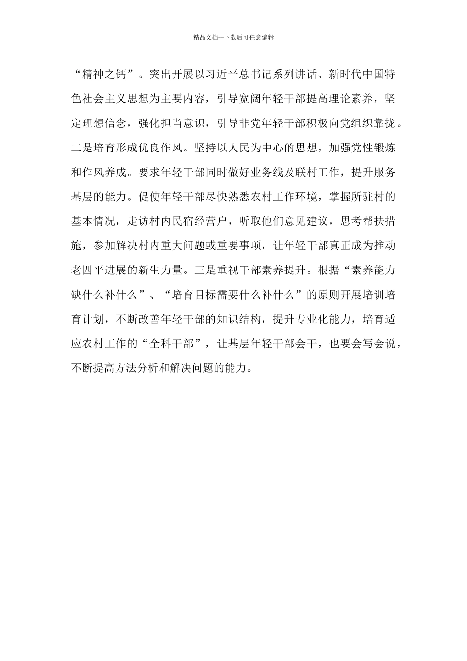 培养优秀年轻干部工作总结_第2页