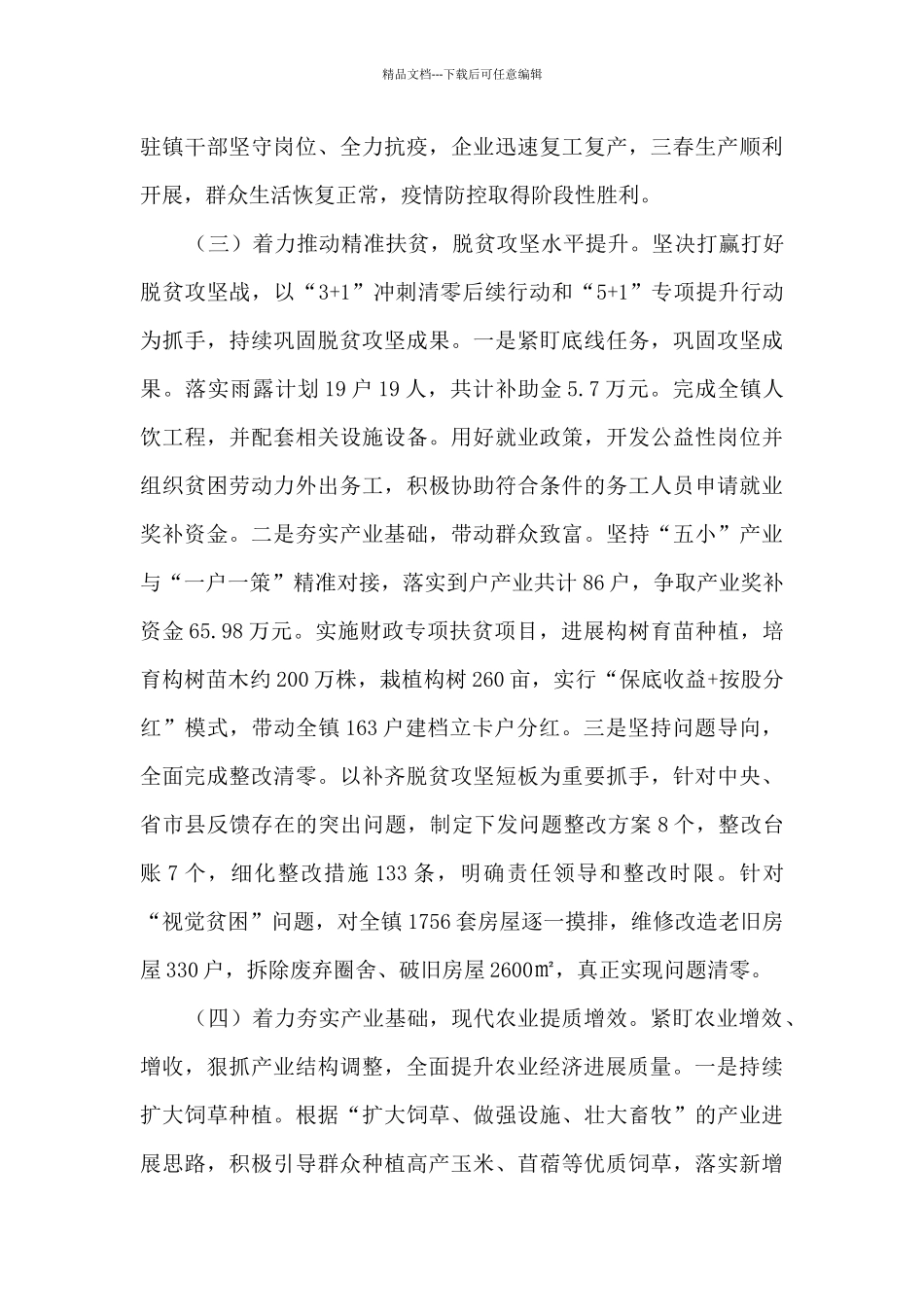 城镇2024年工作总结及2024年工作计划_第3页