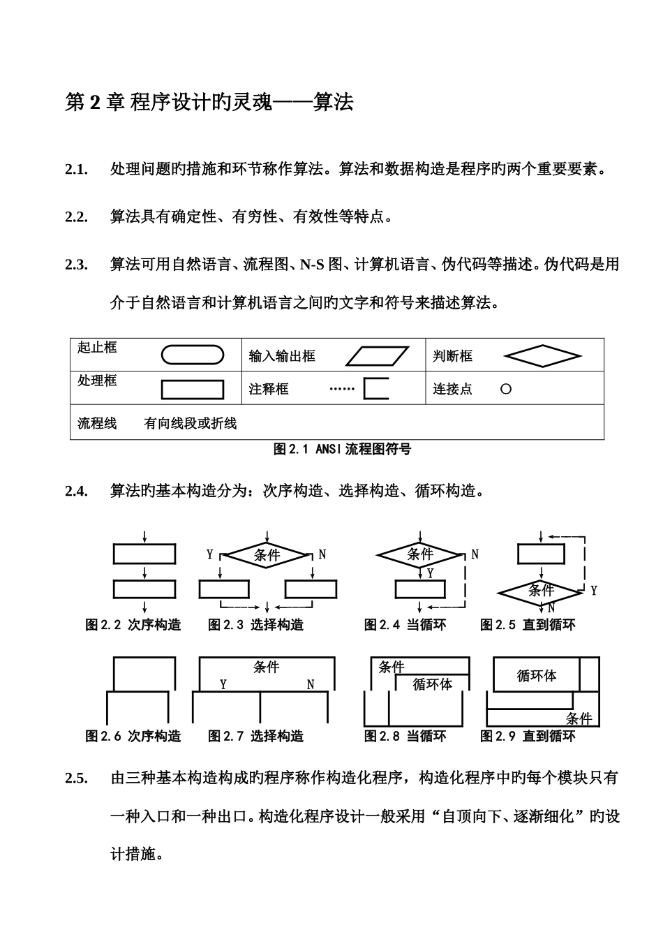 2025年程序设计复习资料知识点总结语言_第3页