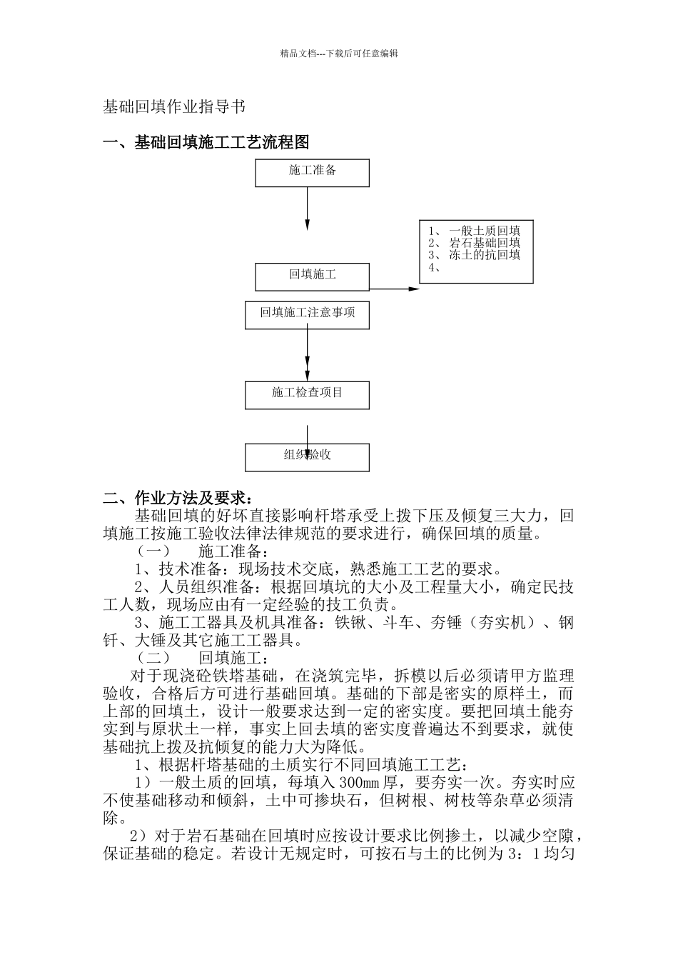 基础回填作业指导书_第1页