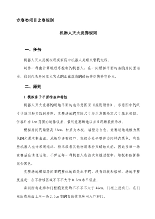 2025年竞赛类项目比赛规则
