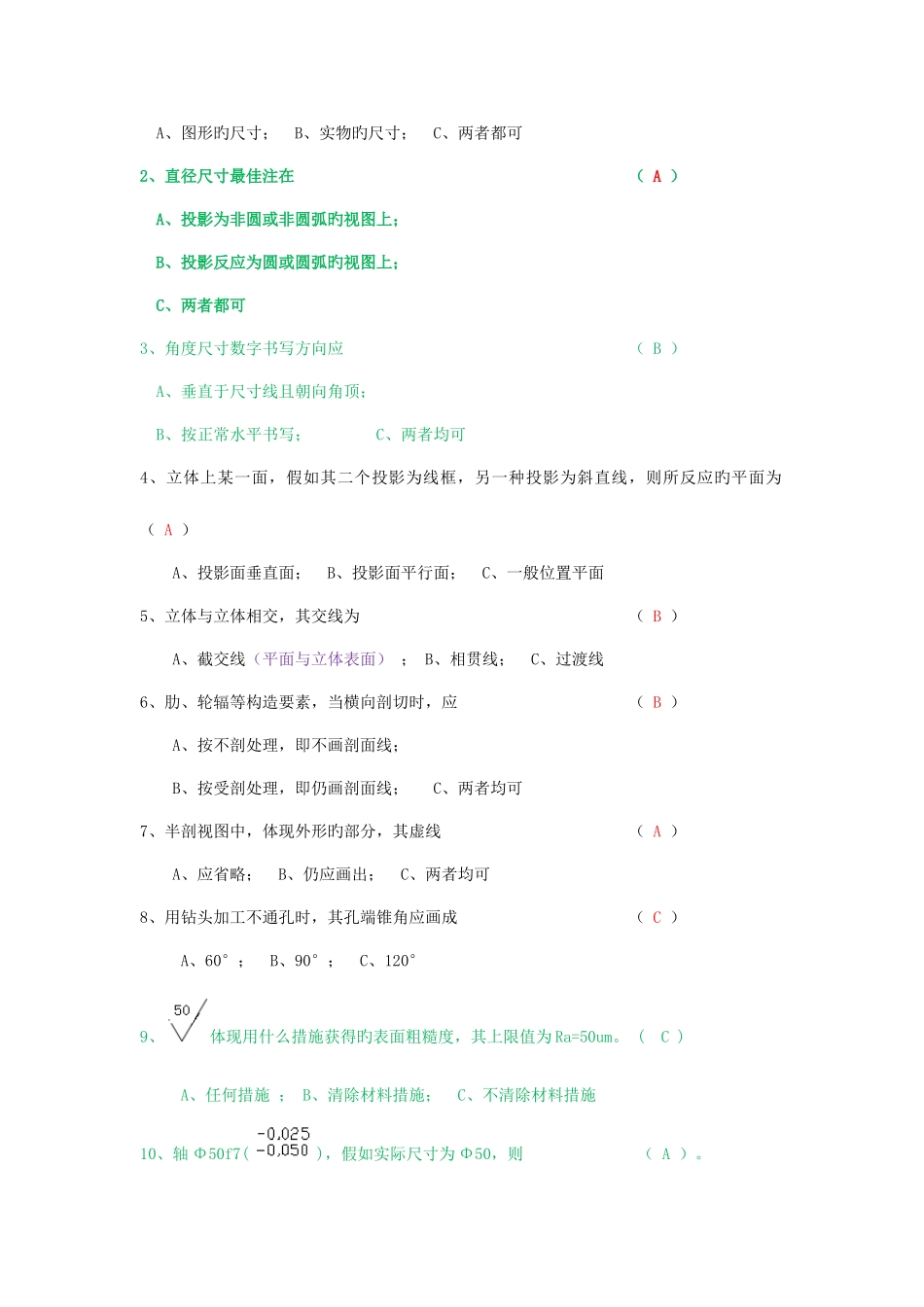 2025年工程制图知识点_第2页