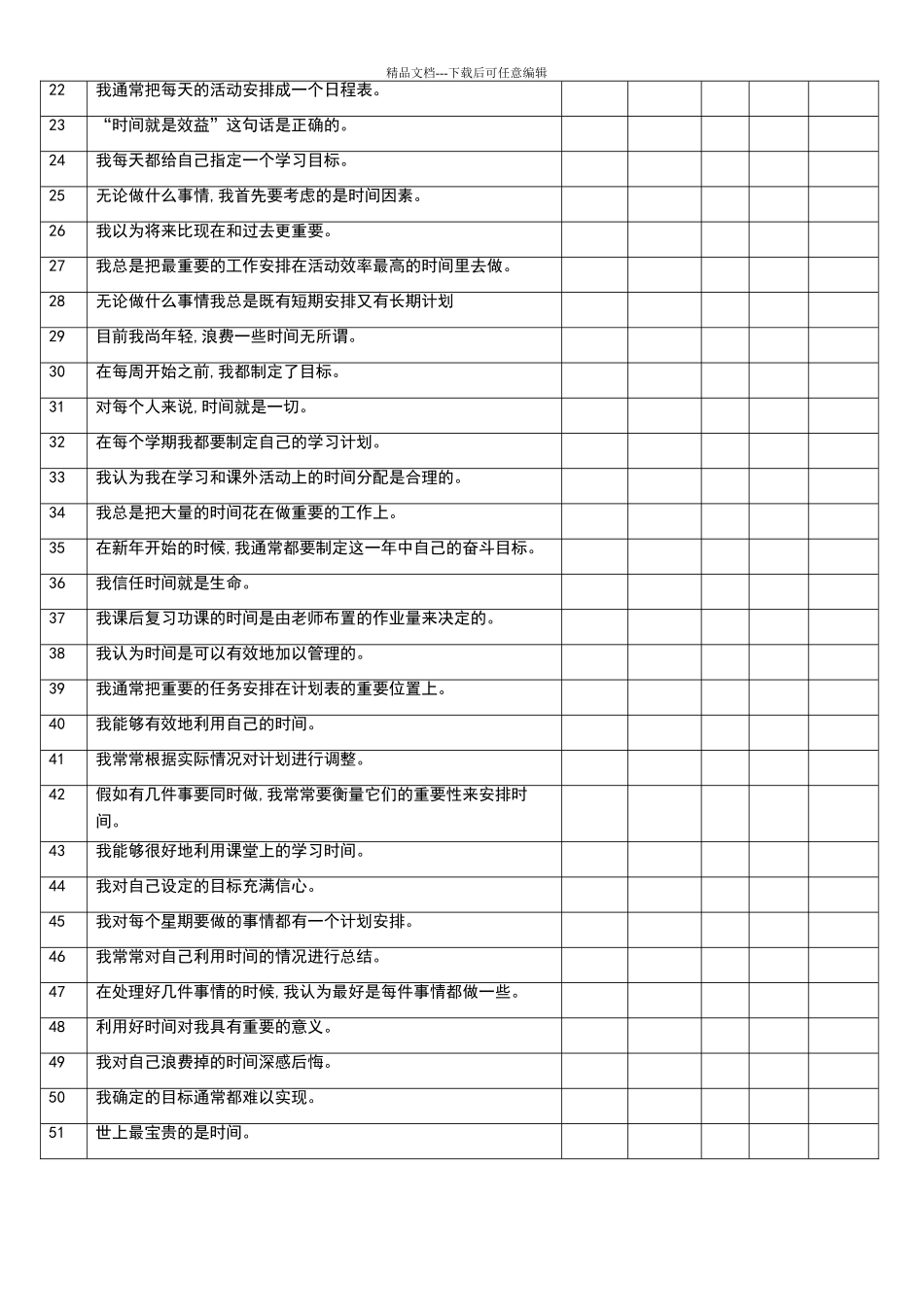 大学生学业拖延量表_第2页