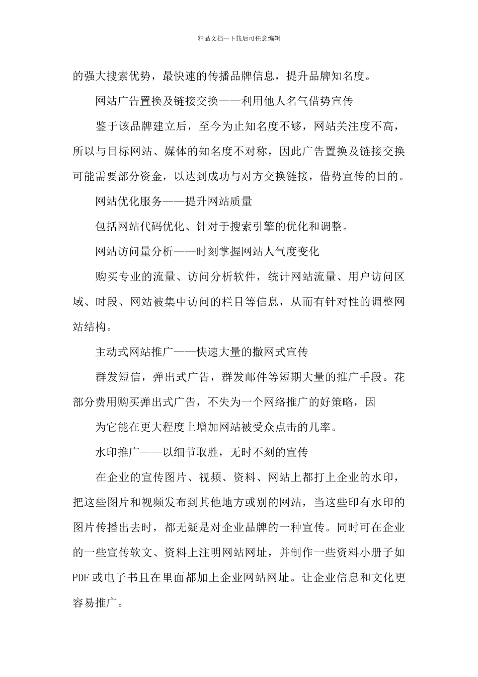 大学生网络营销策划书模板_第3页