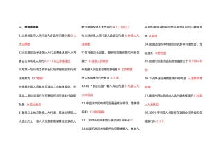 2025年当代中国政治制度真题