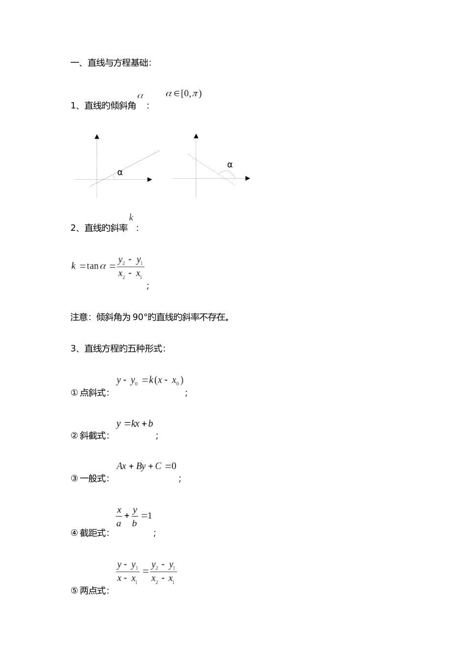 2025年解析几何知识点总结复习_第1页